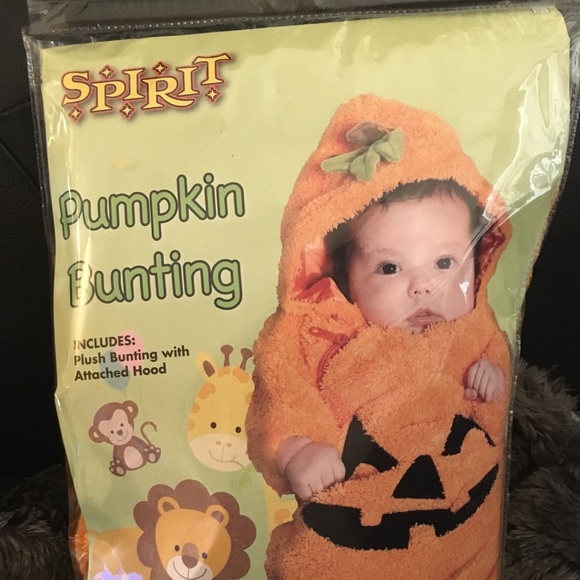Baby Bunting Pumpkin Halloween Costume - Picture 2 of 3